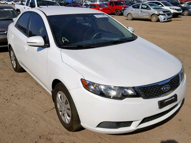 KNAFU4A24D5715178 - 2013 KIA FORTE EX WHITE photo 1