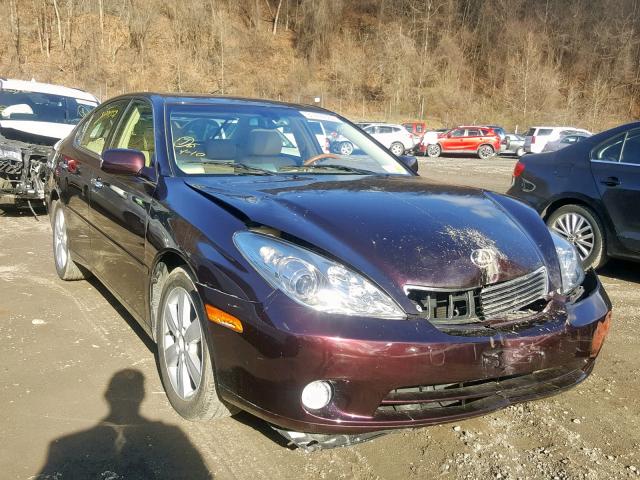 JTHBA30G155084844 - 2005 LEXUS ES 330 MAROON photo 1