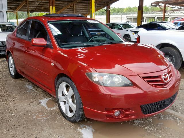 JM1BK323441115728 - 2004 MAZDA 3 S RED photo 1