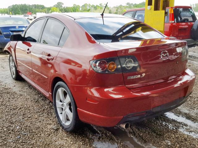 JM1BK323441115728 - 2004 MAZDA 3 S RED photo 3