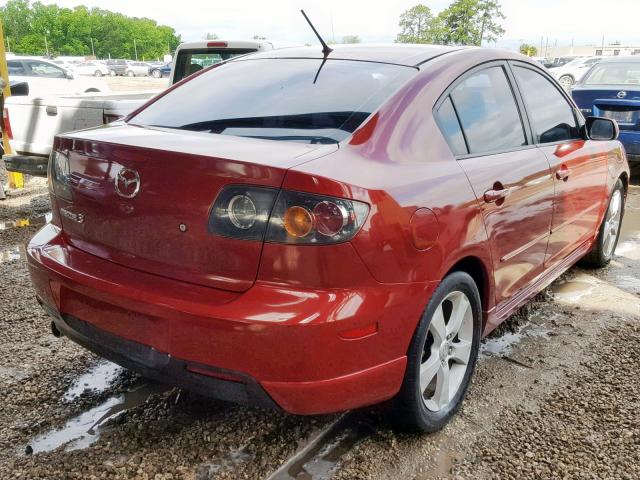 JM1BK323441115728 - 2004 MAZDA 3 S RED photo 4