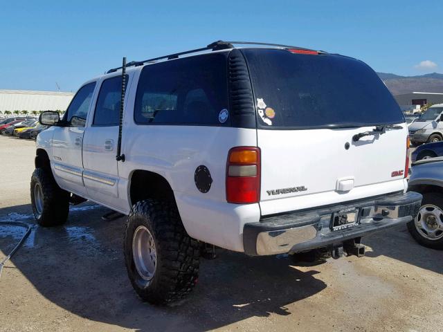 1GKFK16T73J189339 - 2003 GMC YUKON XL K WHITE photo 3