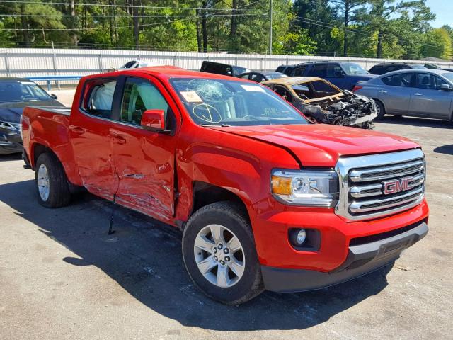 1GTG6CEN4J1208509 - 2018 GMC CANYON SLE RED photo 1