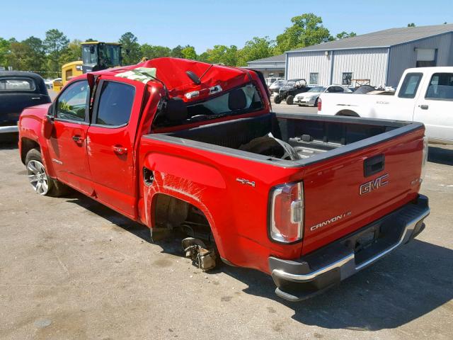 1GTG6CEN4J1208509 - 2018 GMC CANYON SLE RED photo 3