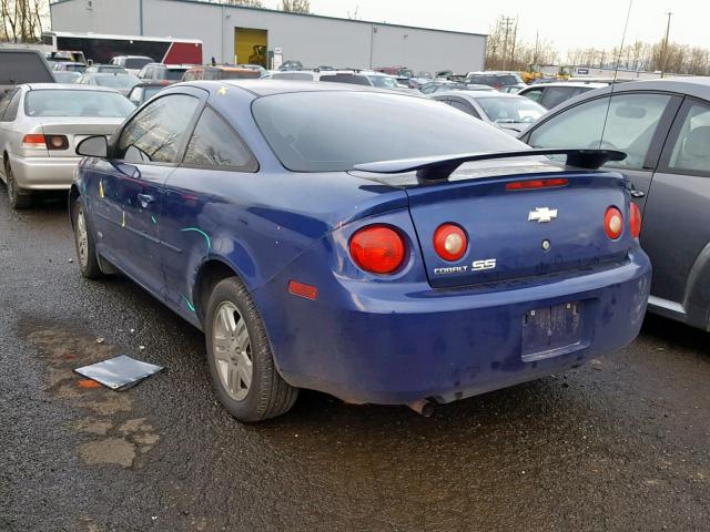 1G1AL15F467817270 - 2006 CHEVROLET COBALT LT BLUE photo 3