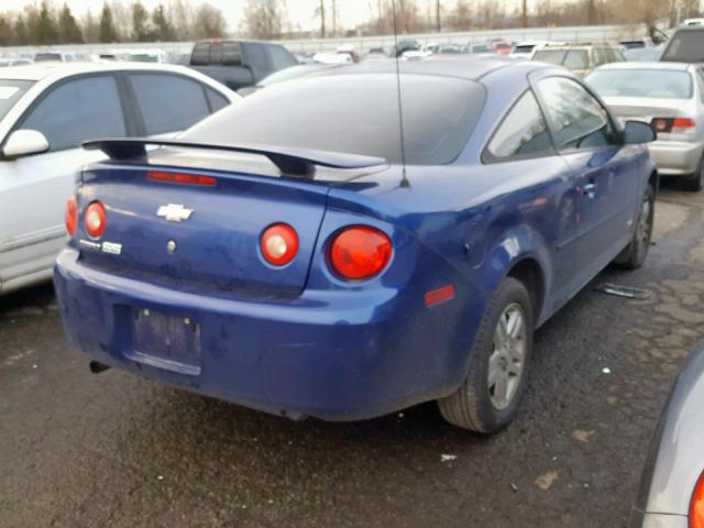 1G1AL15F467817270 - 2006 CHEVROLET COBALT LT BLUE photo 4