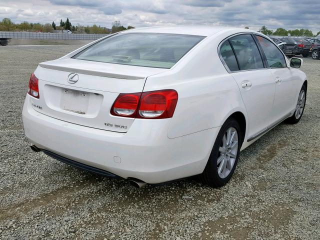 JTHBH96SX65044452 - 2006 LEXUS GS GENERAT WHITE photo 4