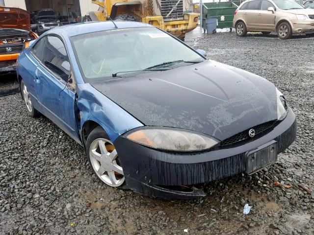 1ZWFT61L8Y5615805 - 2000 MERCURY COUGAR V6 BLUE photo 1