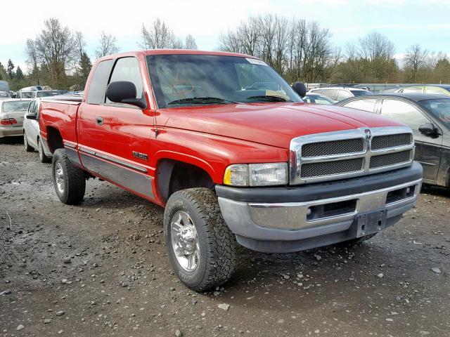 3B7KF2369XG155669 - 1999 DODGE RAM 2500 RED photo 1