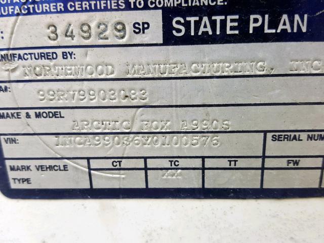 1NCA99036Y0100576 - 2000 NORT ARTIC FOX 白色 照片 10