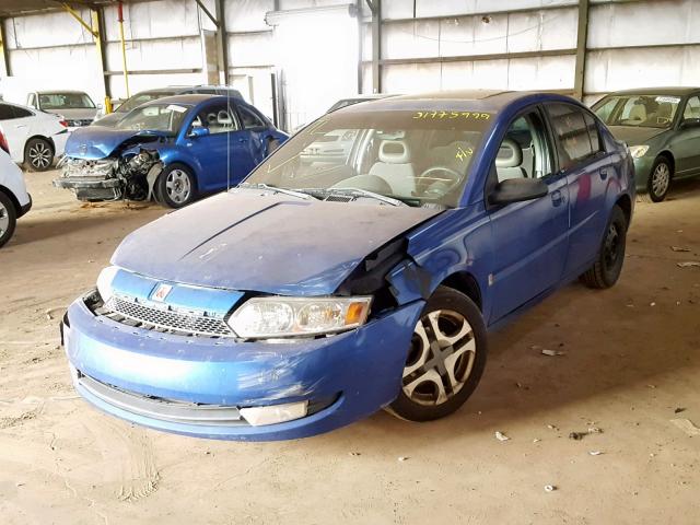 1G8AL54F64Z133137 - 2004 SATURN ION LEVEL BLUE photo 2