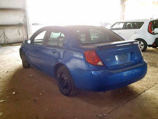1G8AL54F64Z133137 - 2004 SATURN ION LEVEL BLUE photo 3