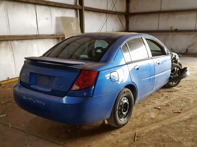 1G8AL54F64Z133137 - 2004 SATURN ION LEVEL BLUE photo 4