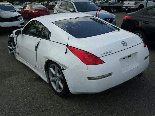 JN1AZ34E83T009553 - 2003 NISSAN 350Z COUPE WHITE photo 3