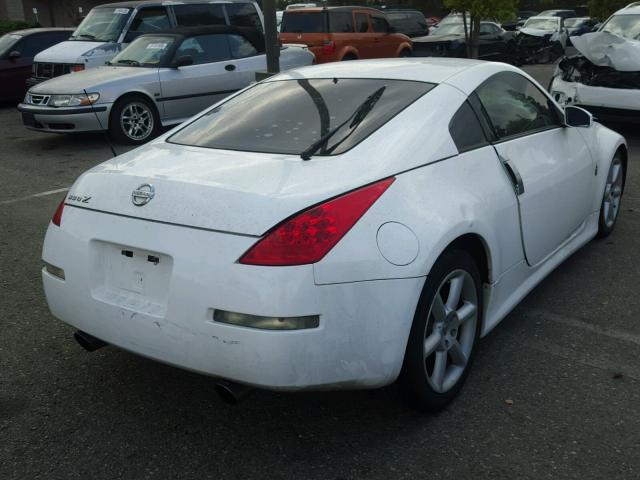 JN1AZ34E83T009553 - 2003 NISSAN 350Z COUPE WHITE photo 4