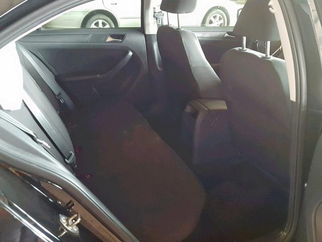 3VW1K7AJ1FM279556 - 2015 VOLKSWAGEN JETTA BASE BLACK photo 6