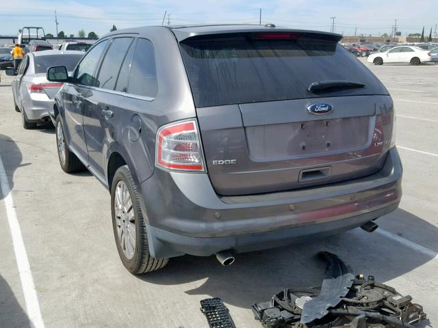 2FMDK3KCXABB05175 - 2010 FORD EDGE LIMIT GRAY photo 3