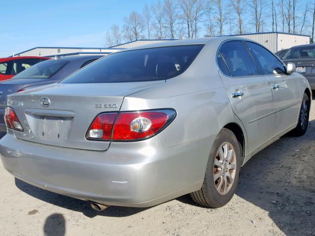 JTHBA30G045016002 - 2004 LEXUS ES 330 BEIGE photo 4