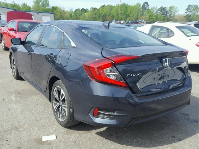 19XFC1F76GE017575 - 2016 HONDA CIVIC EXL BLUE photo 3