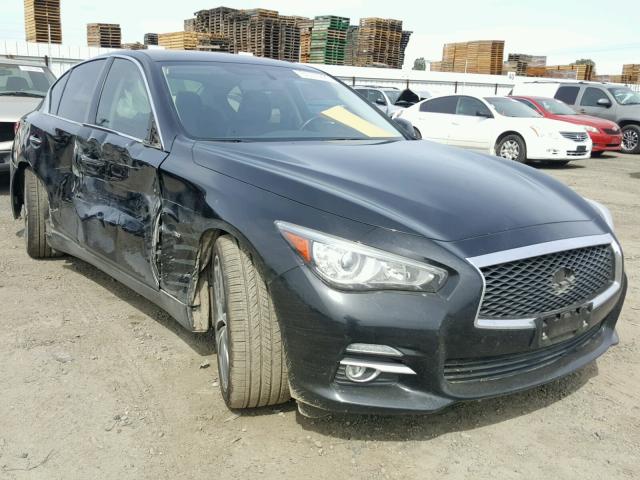 JN1BV7AP1FM343726 - 2015 INFINITI Q50 BASE BLACK photo 1