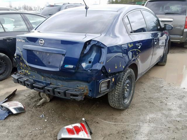 3N1AB61E99L627309 - 2009 NISSAN SENTRA 2.0 BLUE photo 4