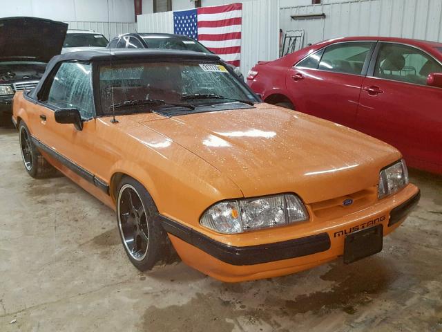 1FACP44E5MF130256 - 1991 FORD MUSTANG LX ORANGE photo 1