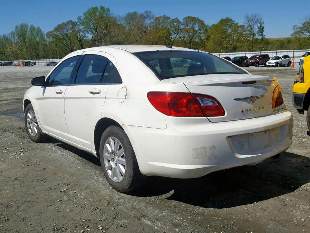 1C3CC4FB6AN212592 - 2010 CHRYSLER SEBRING TO WHITE photo 3