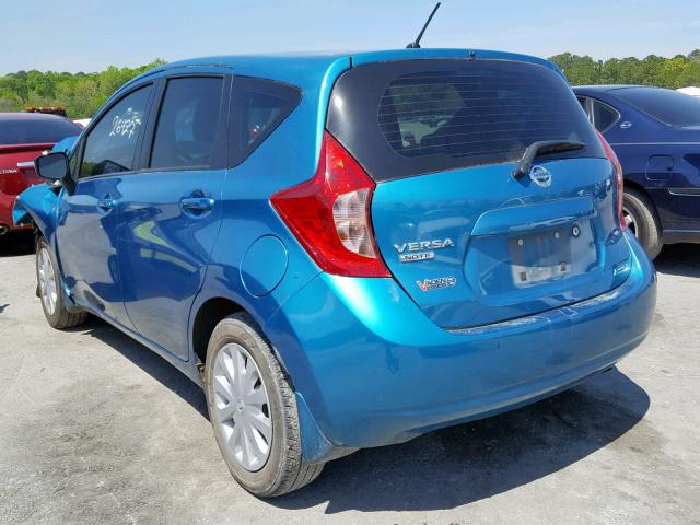 3N1CE2CP8FL446267 - 2015 NISSAN VERSA NOTE GREEN photo 3