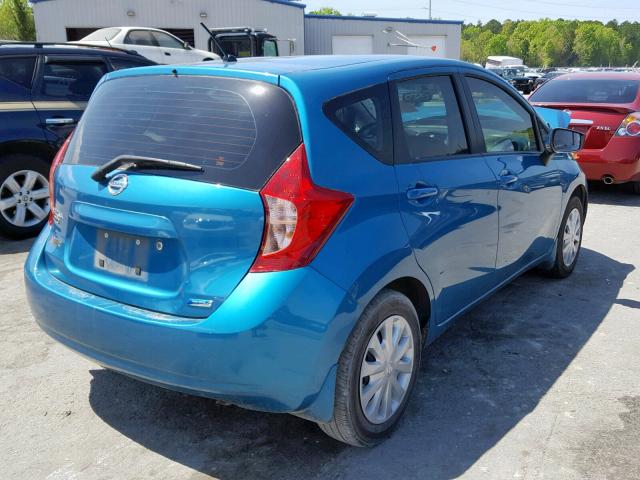 3N1CE2CP8FL446267 - 2015 NISSAN VERSA NOTE GREEN photo 4