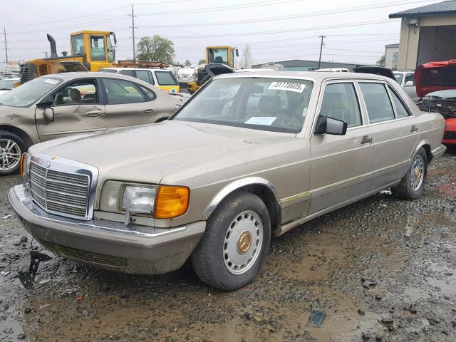 WDBCA39DXJA421686 - 1988 MERCEDES-BENZ 560 SEL GOLD photo 2