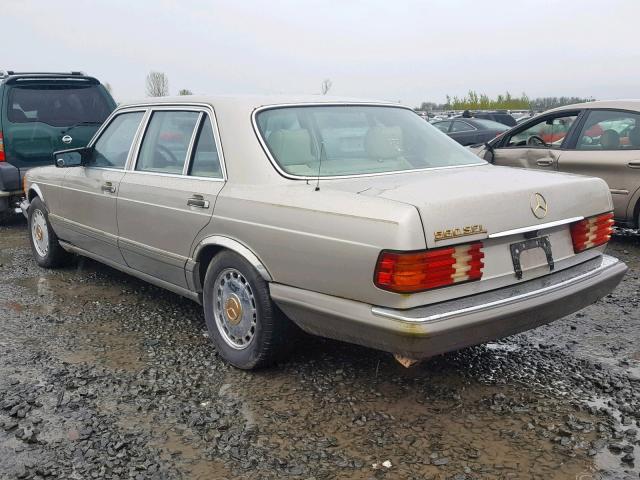 WDBCA39DXJA421686 - 1988 MERCEDES-BENZ 560 SEL GOLD photo 3