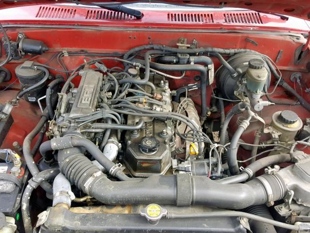 4TARN81P3SZ316456 - 1995 TOYOTA PICKUP 1/2 RED photo 7