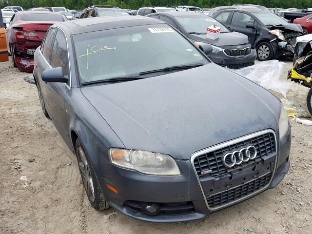 WAUAF78E48A115988 - 2008 AUDI A4 2.0T GRAY photo 1