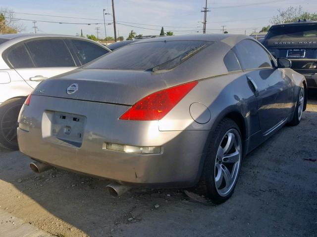 JN1BZ34D97M500953 - 2007 NISSAN 350Z COUPE GRAY photo 4