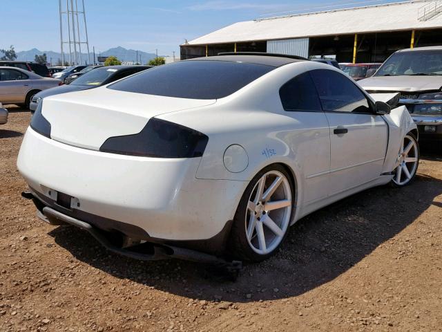 JNKCV54E63M208736 - 2003 INFINITI G35 WHITE photo 4