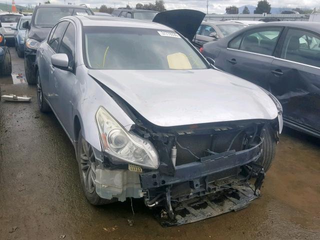 JN1CV6AP6AM201914 - 2010 INFINITI G37 BASE SILVER photo 1