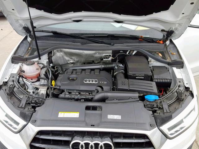 WA1JCCFS1JR011554 - 2018 AUDI Q3 PREMIUM WHITE photo 7