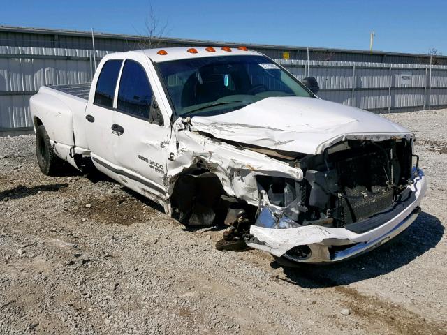 3D7ML48C26G259453 - 2006 DODGE RAM 3500 S WHITE photo 1