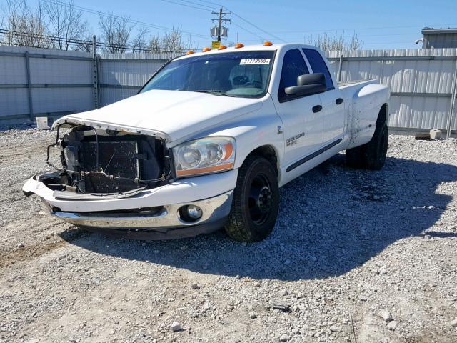 3D7ML48C26G259453 - 2006 DODGE RAM 3500 S WHITE photo 2