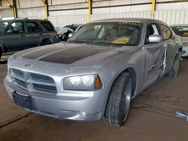 2B3CA3CV6AH127630 - 2010 DODGE CHARGER SX SILVER photo 2