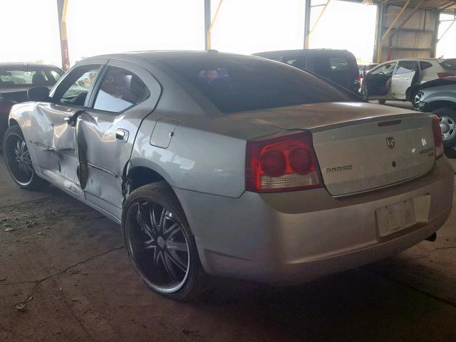 2B3CA3CV6AH127630 - 2010 DODGE CHARGER SX SILVER photo 3