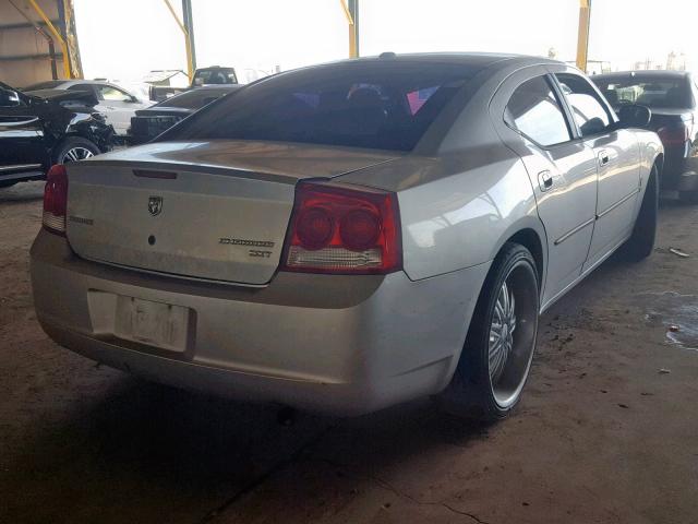 2B3CA3CV6AH127630 - 2010 DODGE CHARGER SX SILVER photo 4