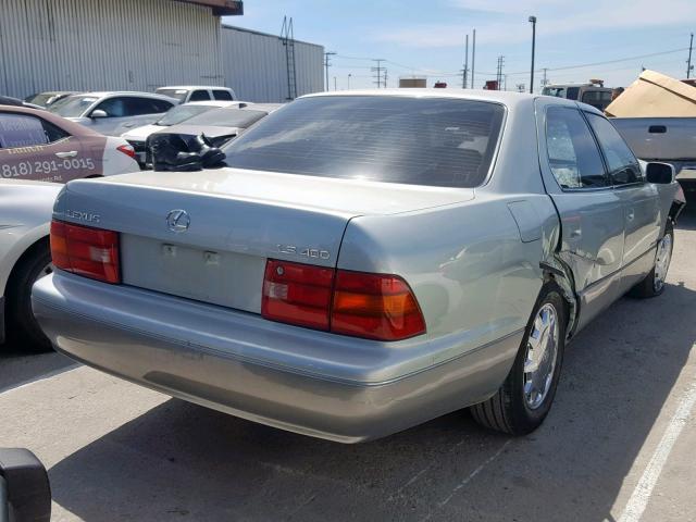 JT8BH28F7V0070087 - 1997 LEXUS LS 400 GREEN photo 4