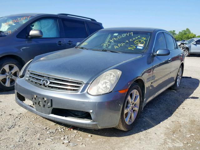 JNKCV51E16M517703 - 2006 INFINITI G35 TEAL photo 2