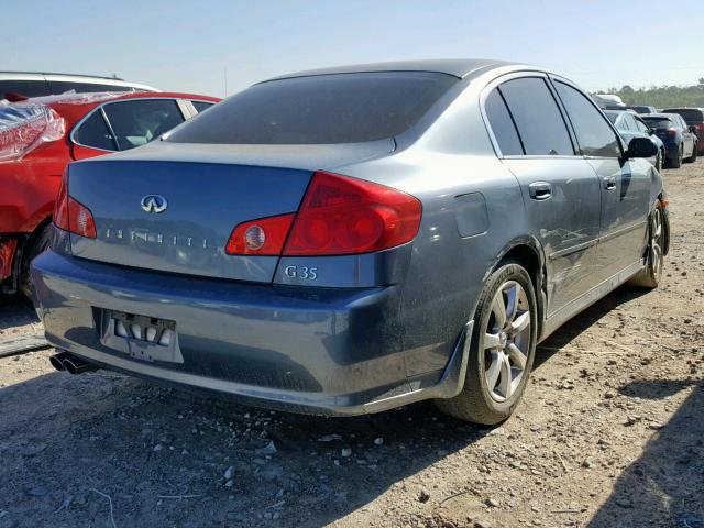 JNKCV51E16M517703 - 2006 INFINITI G35 TEAL photo 4