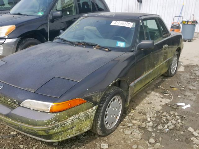 6MPCT01Z5M8630730 - 1991 MERCURY CAPRI BLACK photo 10