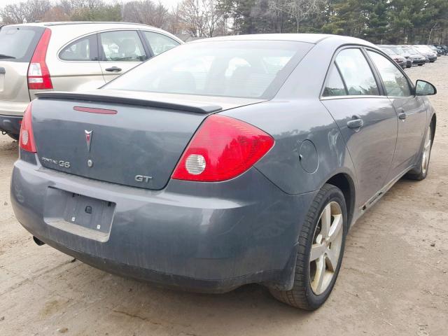 1G2ZH57N384283162 - 2008 PONTIAC G6 GT GRAY photo 4