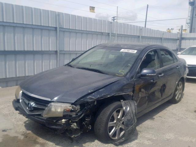 JH4CL96834C023457 - 2004 ACURA TSX BLUE photo 2