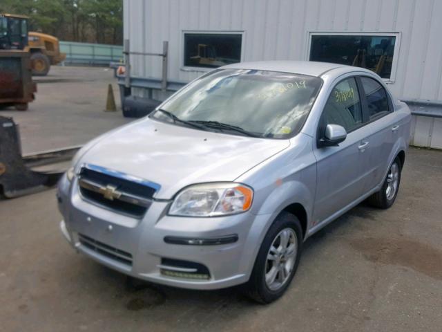 KL1TD5DE4BB258525 - 2011 CHEVROLET AVEO LS SILVER photo 2