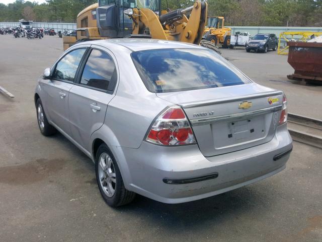 KL1TD5DE4BB258525 - 2011 CHEVROLET AVEO LS SILVER photo 3